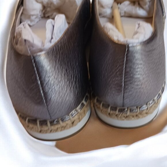 Kenneth Cole Cara Anthracite Flat Espadrille Shoes - New in Box, Size 8M - Picture 5 of 16